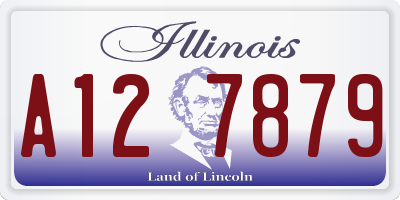 IL license plate A127879