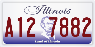IL license plate A127882