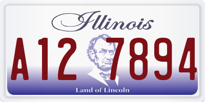 IL license plate A127894