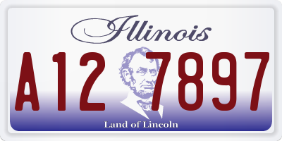 IL license plate A127897
