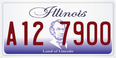 IL license plate A127900