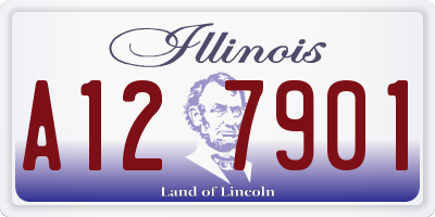IL license plate A127901