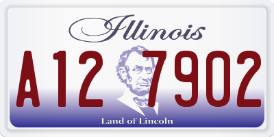 IL license plate A127902
