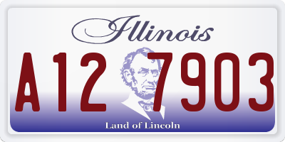 IL license plate A127903