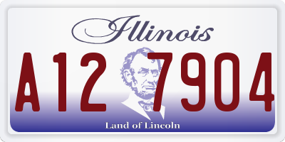 IL license plate A127904