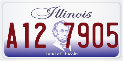 IL license plate A127905