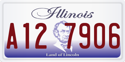 IL license plate A127906