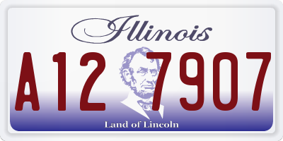 IL license plate A127907