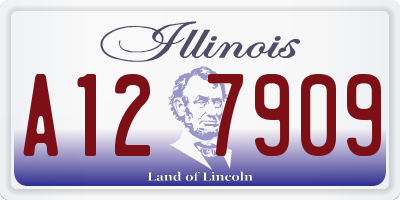 IL license plate A127909