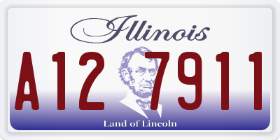 IL license plate A127911
