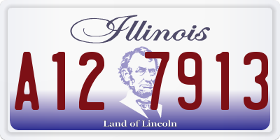 IL license plate A127913
