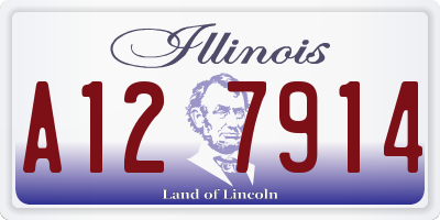 IL license plate A127914