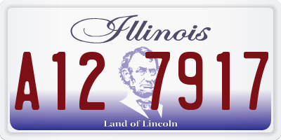 IL license plate A127917