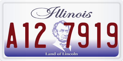 IL license plate A127919
