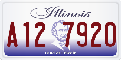 IL license plate A127920