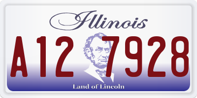 IL license plate A127928