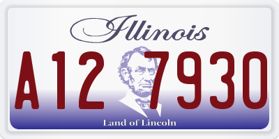 IL license plate A127930