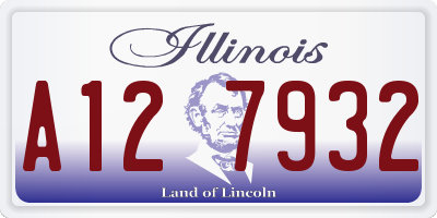 IL license plate A127932