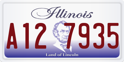 IL license plate A127935