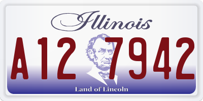 IL license plate A127942