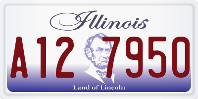 IL license plate A127950