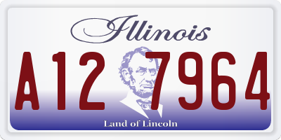 IL license plate A127964
