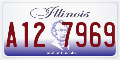 IL license plate A127969
