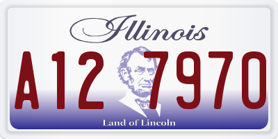 IL license plate A127970