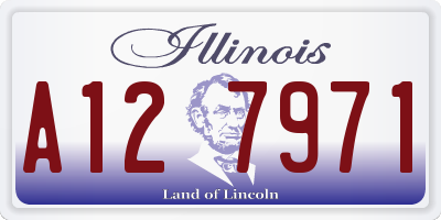 IL license plate A127971