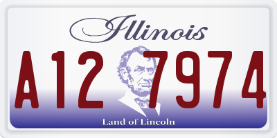 IL license plate A127974