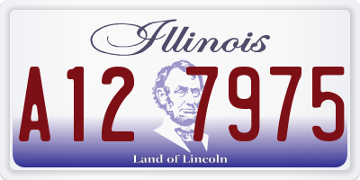 IL license plate A127975