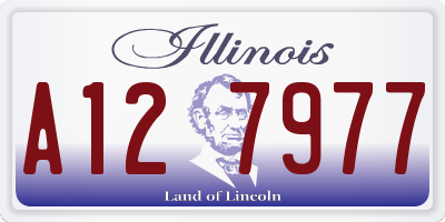 IL license plate A127977
