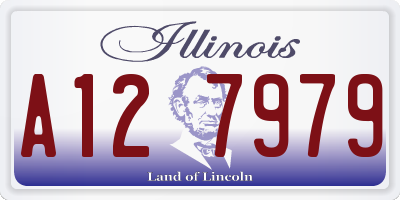 IL license plate A127979