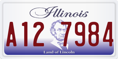 IL license plate A127984