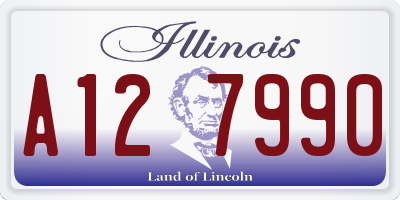 IL license plate A127990
