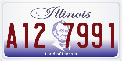 IL license plate A127991