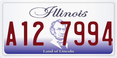 IL license plate A127994