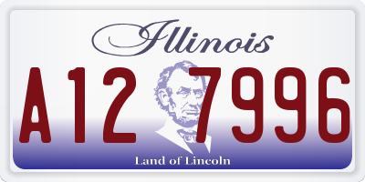 IL license plate A127996