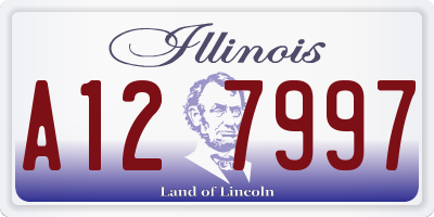 IL license plate A127997