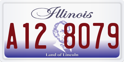 IL license plate A128079