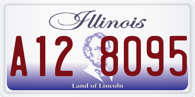 IL license plate A128095