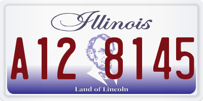 IL license plate A128145