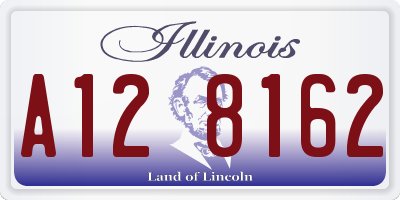 IL license plate A128162