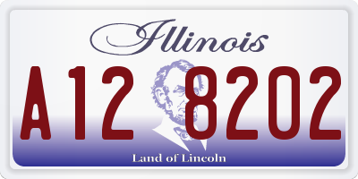 IL license plate A128202