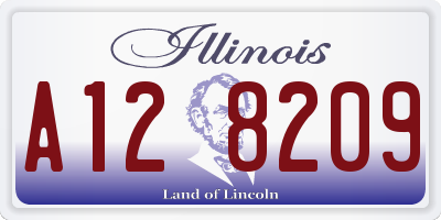 IL license plate A128209