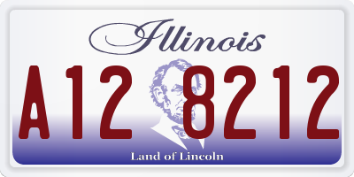 IL license plate A128212