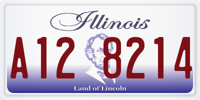 IL license plate A128214
