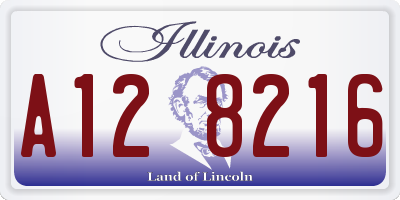 IL license plate A128216