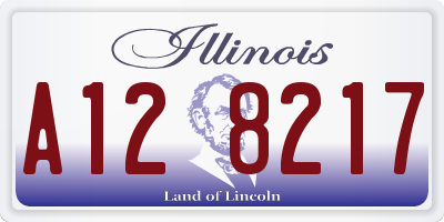 IL license plate A128217