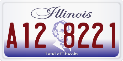 IL license plate A128221